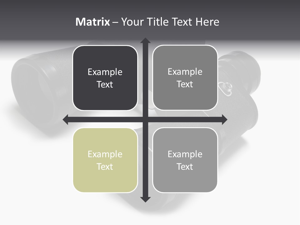 Observe Spy Isolated PowerPoint Template