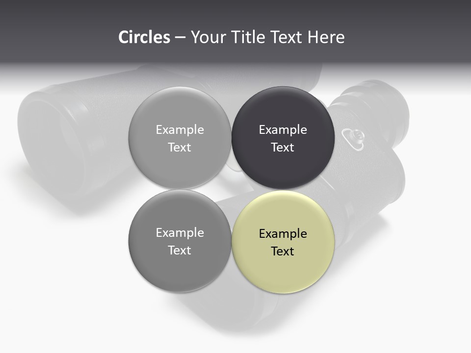 Observe Spy Isolated PowerPoint Template