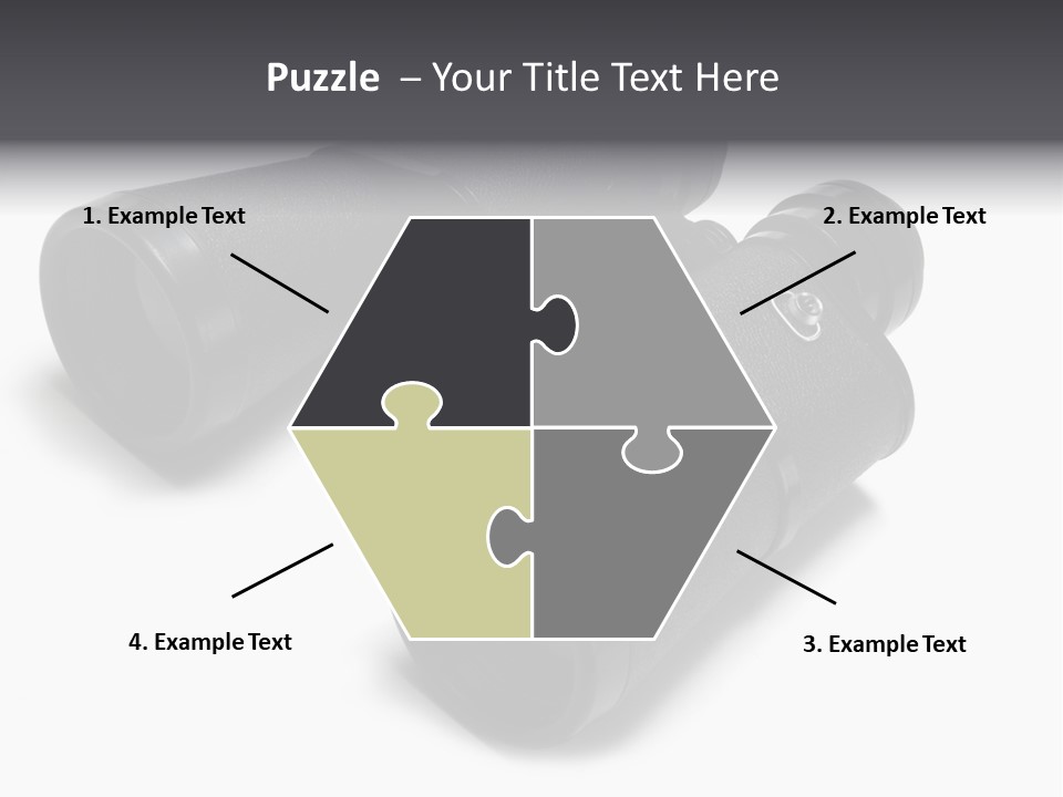 Observe Spy Isolated PowerPoint Template