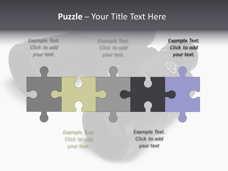 Observe Spy Isolated PowerPoint Template