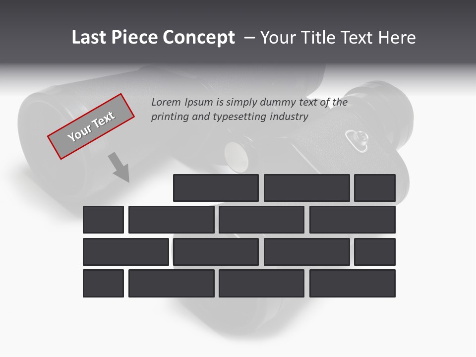 Observe Spy Isolated PowerPoint Template