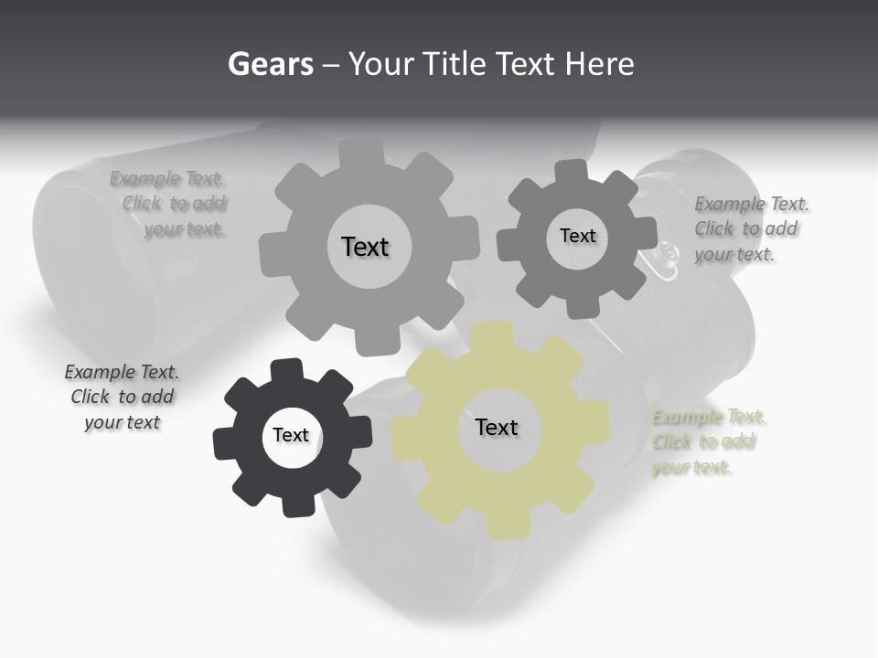 Observe Spy Isolated PowerPoint Template