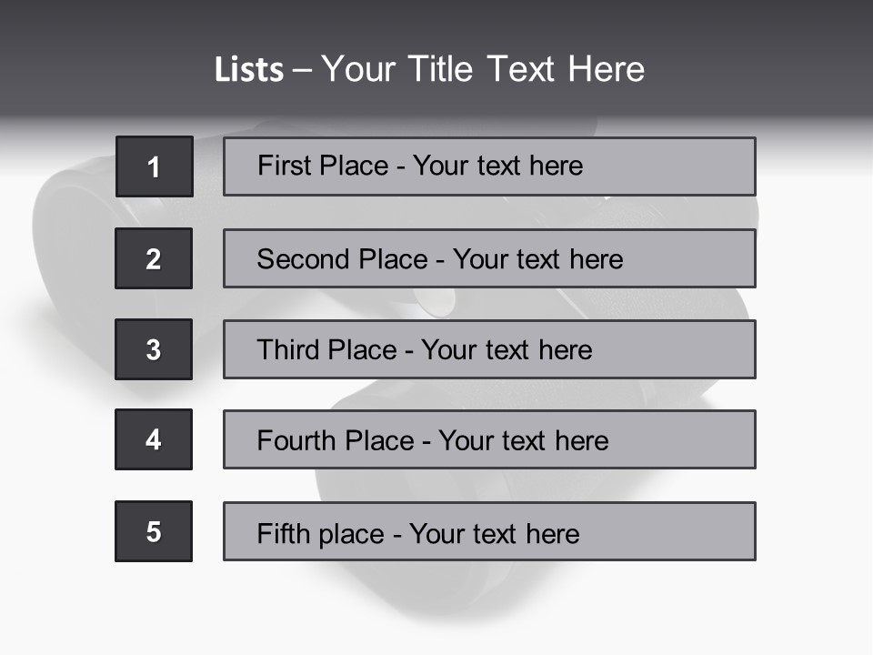 Observe Spy Isolated PowerPoint Template