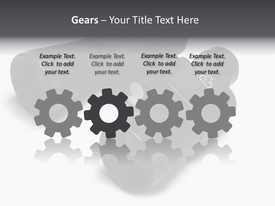 Observe Spy Isolated PowerPoint Template