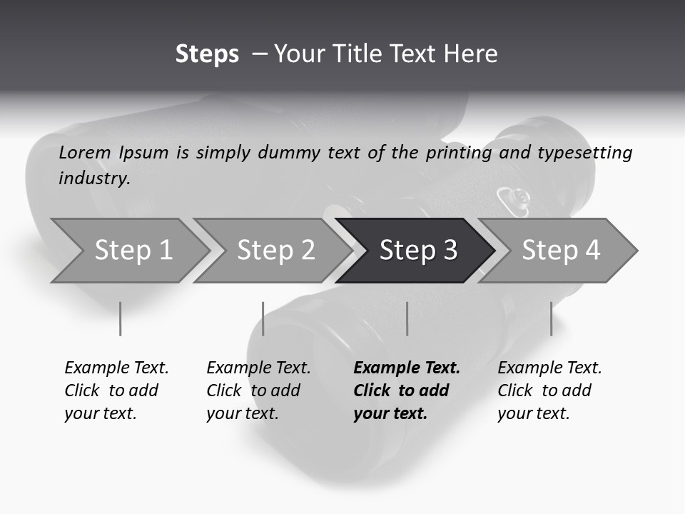 Observe Spy Isolated PowerPoint Template
