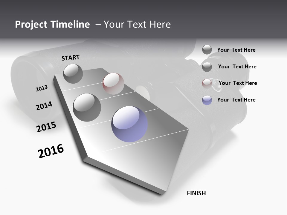 Observe Spy Isolated PowerPoint Template