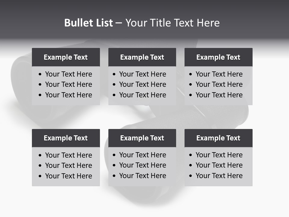 Observe Spy Isolated PowerPoint Template