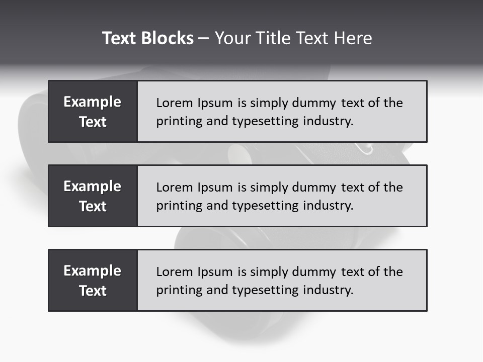 Observe Spy Isolated PowerPoint Template