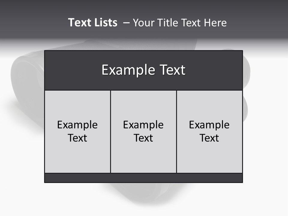 Observe Spy Isolated PowerPoint Template