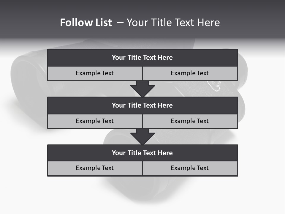 Observe Spy Isolated PowerPoint Template