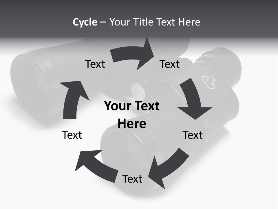 Observe Spy Isolated PowerPoint Template