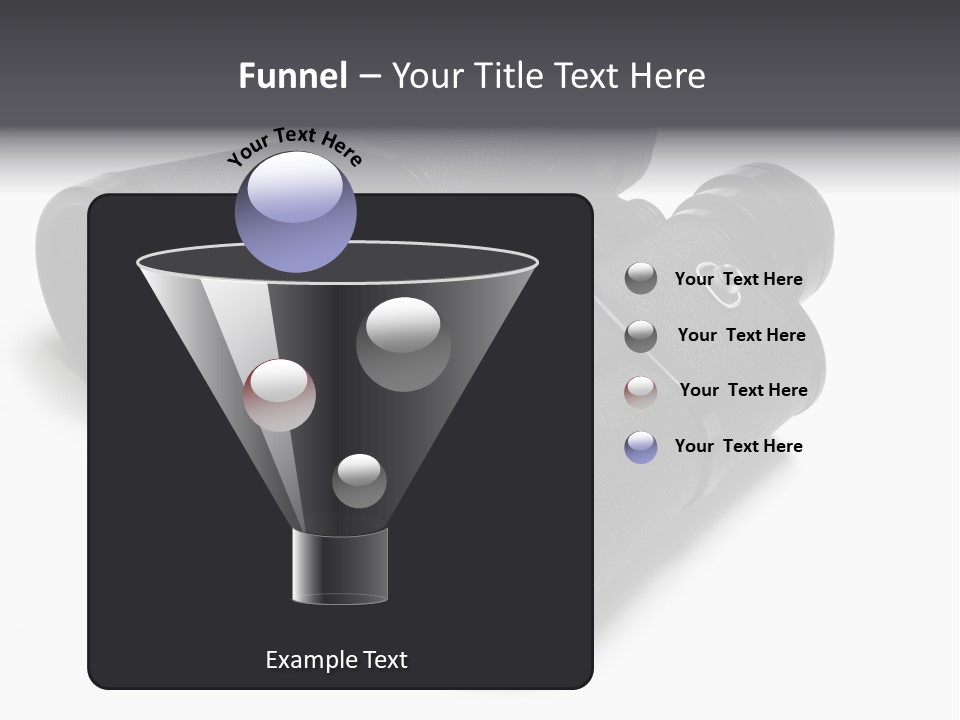 Observe Spy Isolated PowerPoint Template