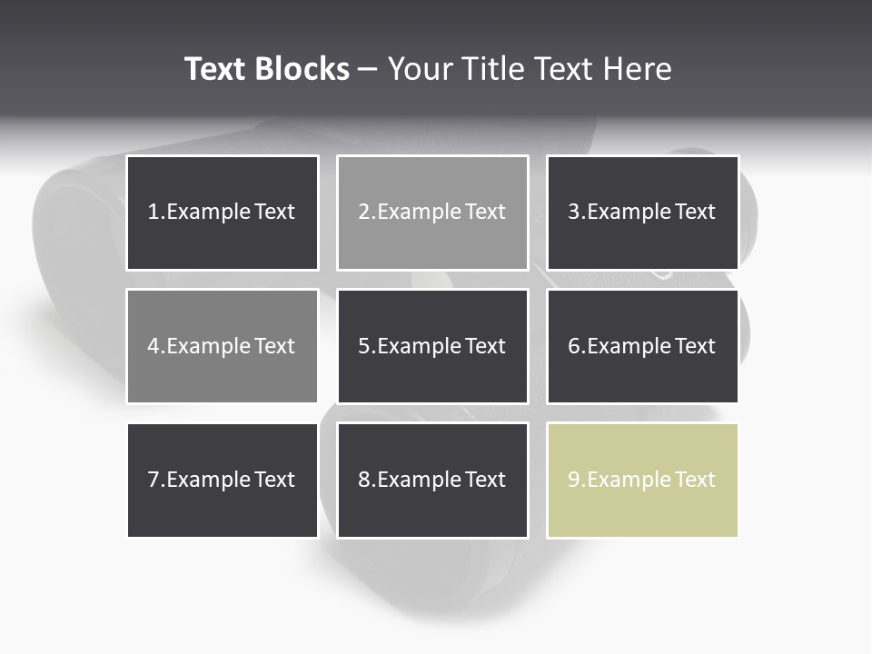 Observe Spy Isolated PowerPoint Template