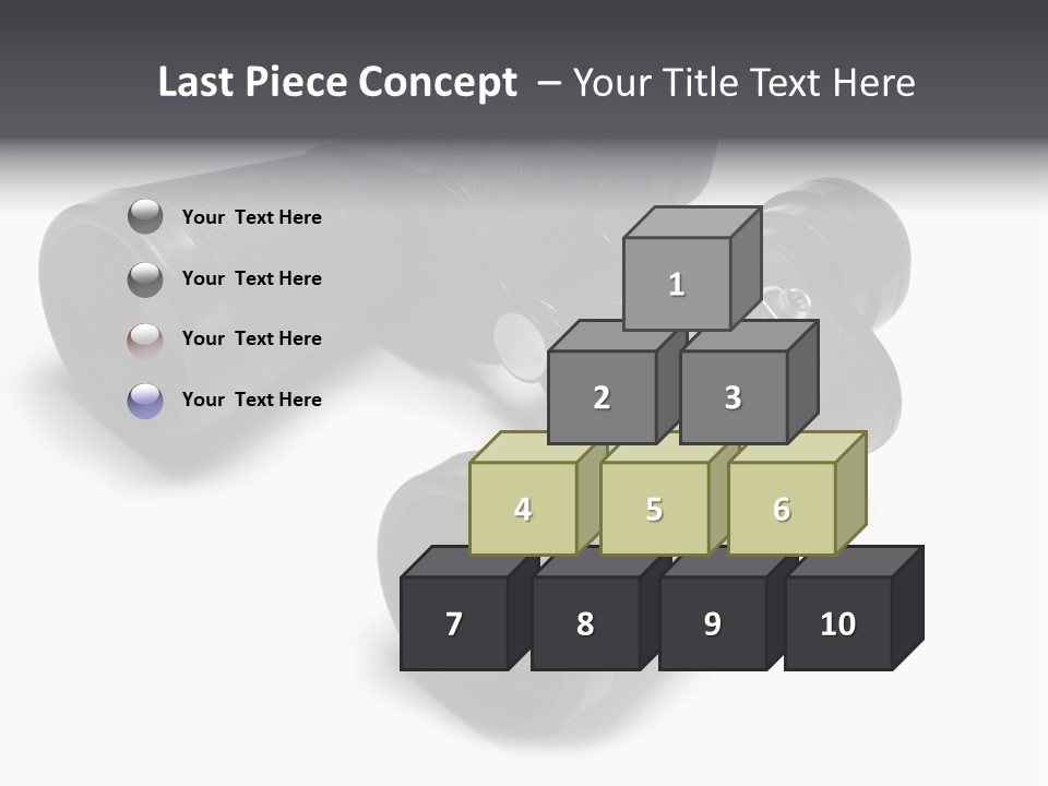 Observe Spy Isolated PowerPoint Template