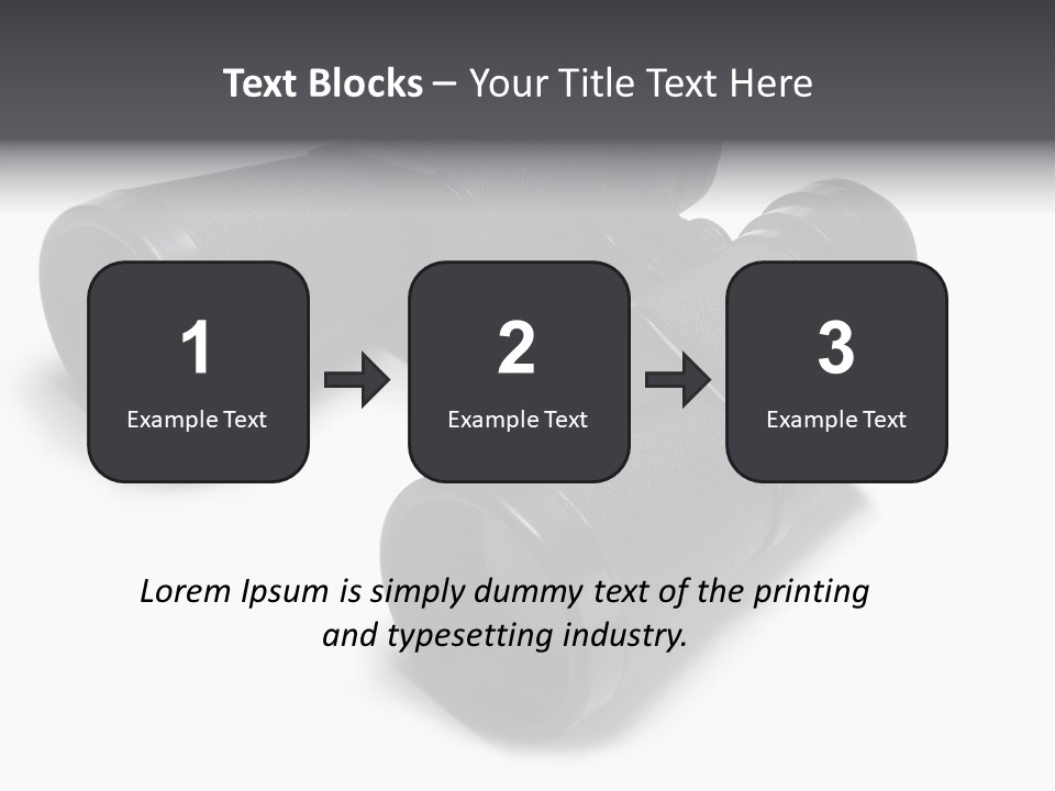 Observe Spy Isolated PowerPoint Template