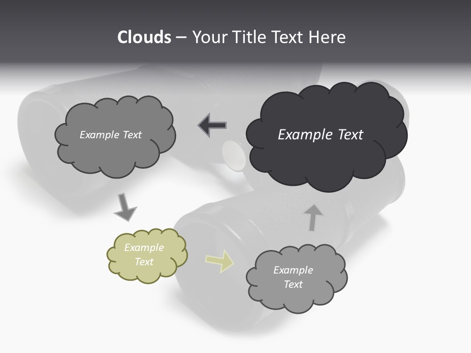 Observe Spy Isolated PowerPoint Template