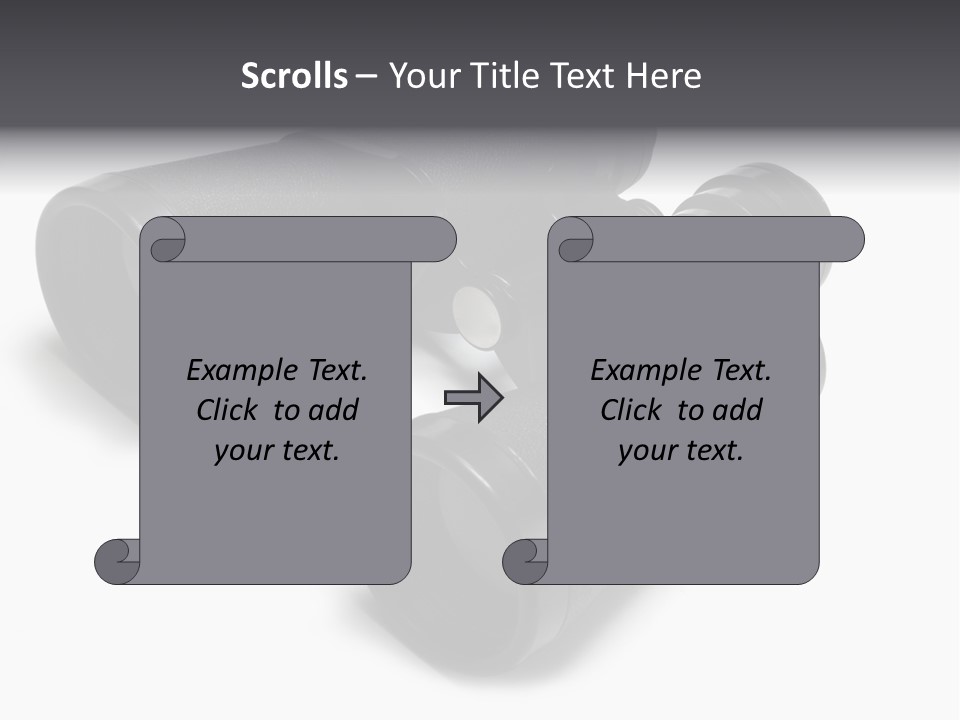 Observe Spy Isolated PowerPoint Template