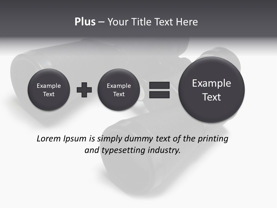 Observe Spy Isolated PowerPoint Template