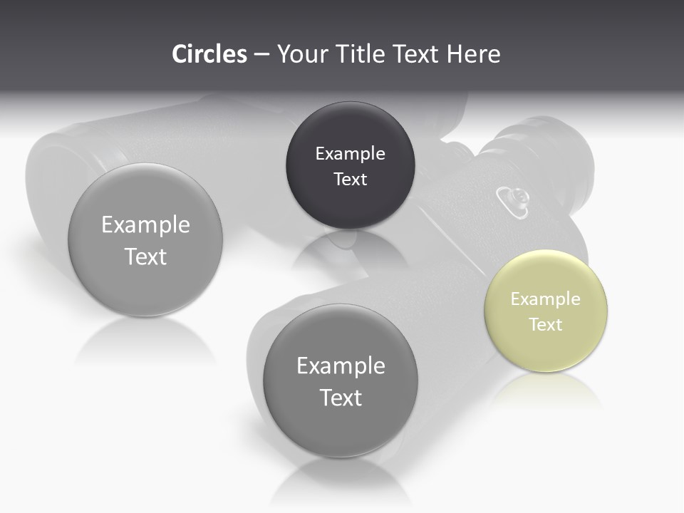 Observe Spy Isolated PowerPoint Template