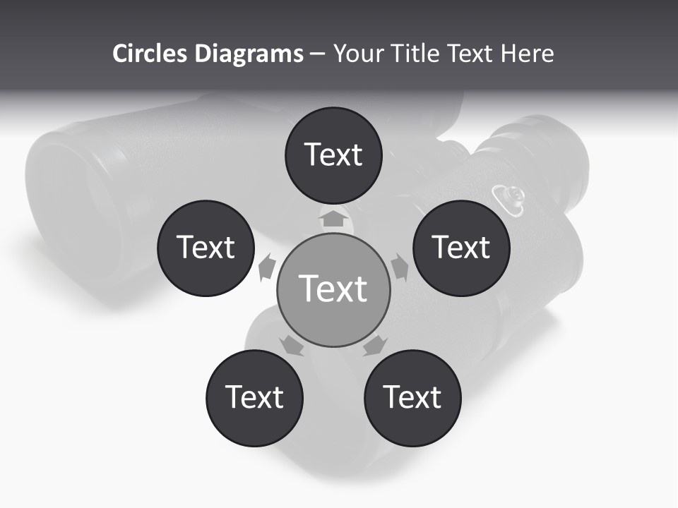 Observe Spy Isolated PowerPoint Template