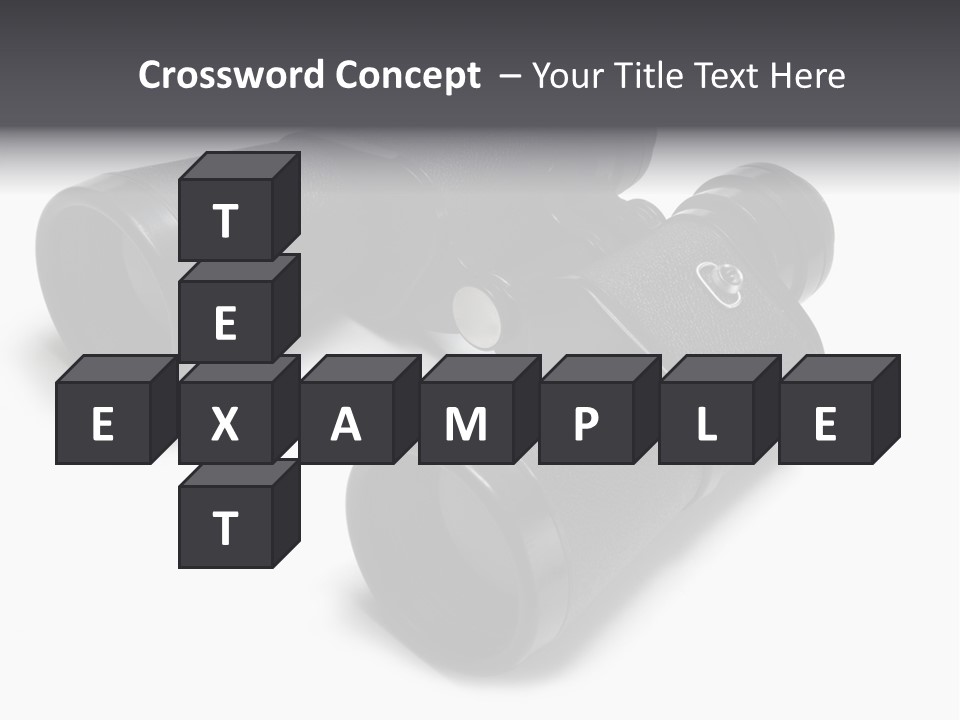 Observe Spy Isolated PowerPoint Template