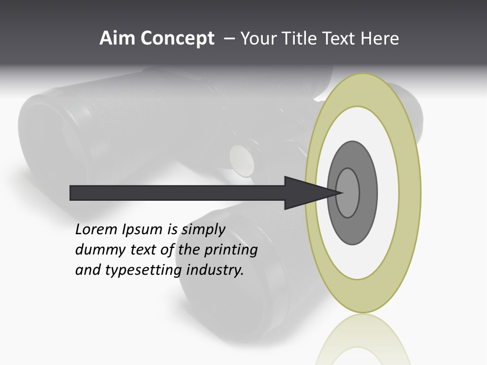 Observe Spy Isolated PowerPoint Template