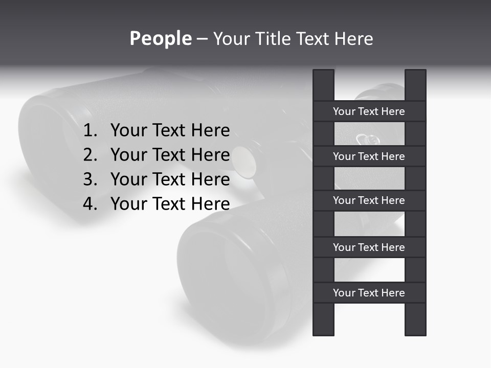 Observe Spy Isolated PowerPoint Template