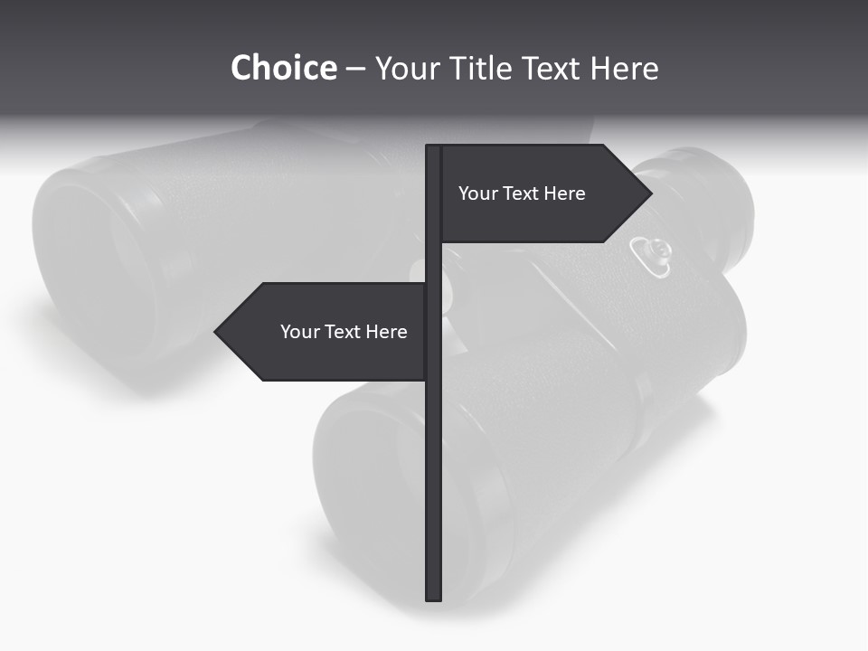 Observe Spy Isolated PowerPoint Template