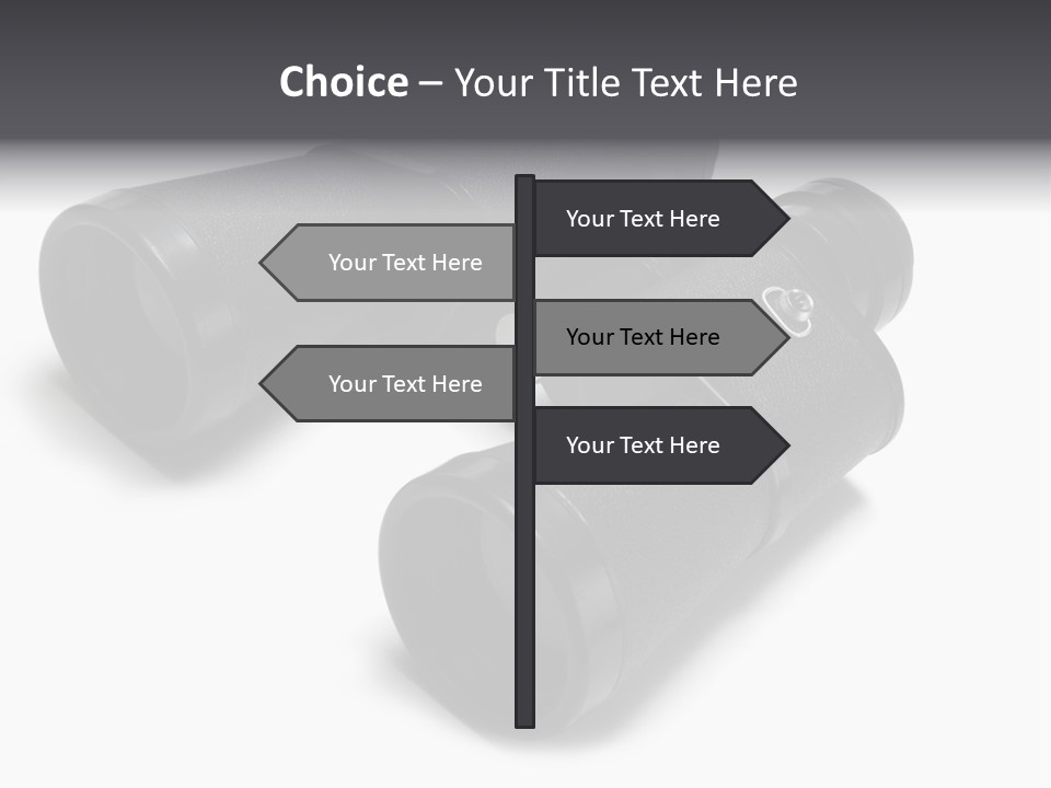 Observe Spy Isolated PowerPoint Template