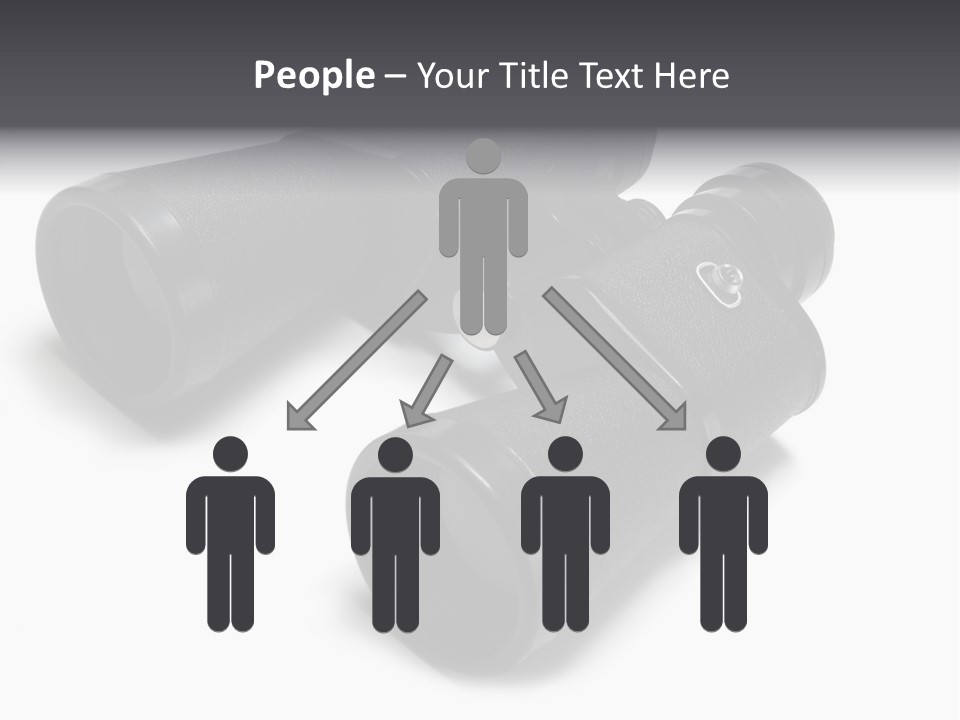 Observe Spy Isolated PowerPoint Template