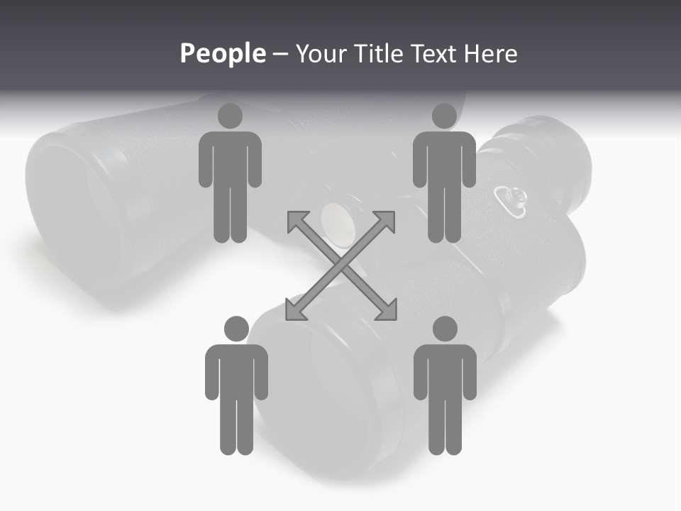 Observe Spy Isolated PowerPoint Template
