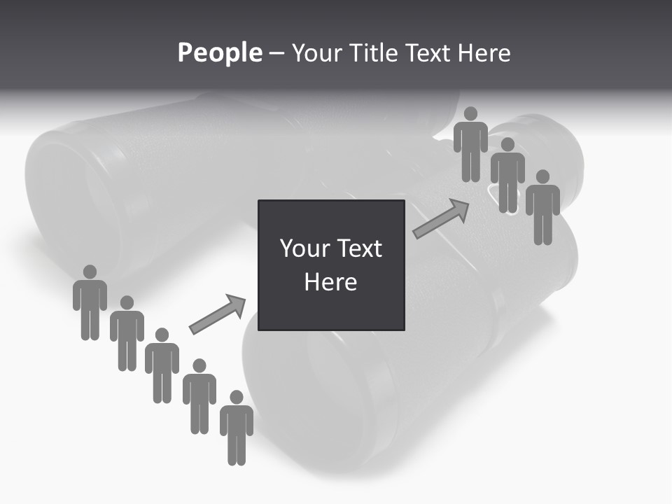 Observe Spy Isolated PowerPoint Template