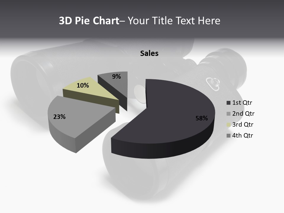 Observe Spy Isolated PowerPoint Template