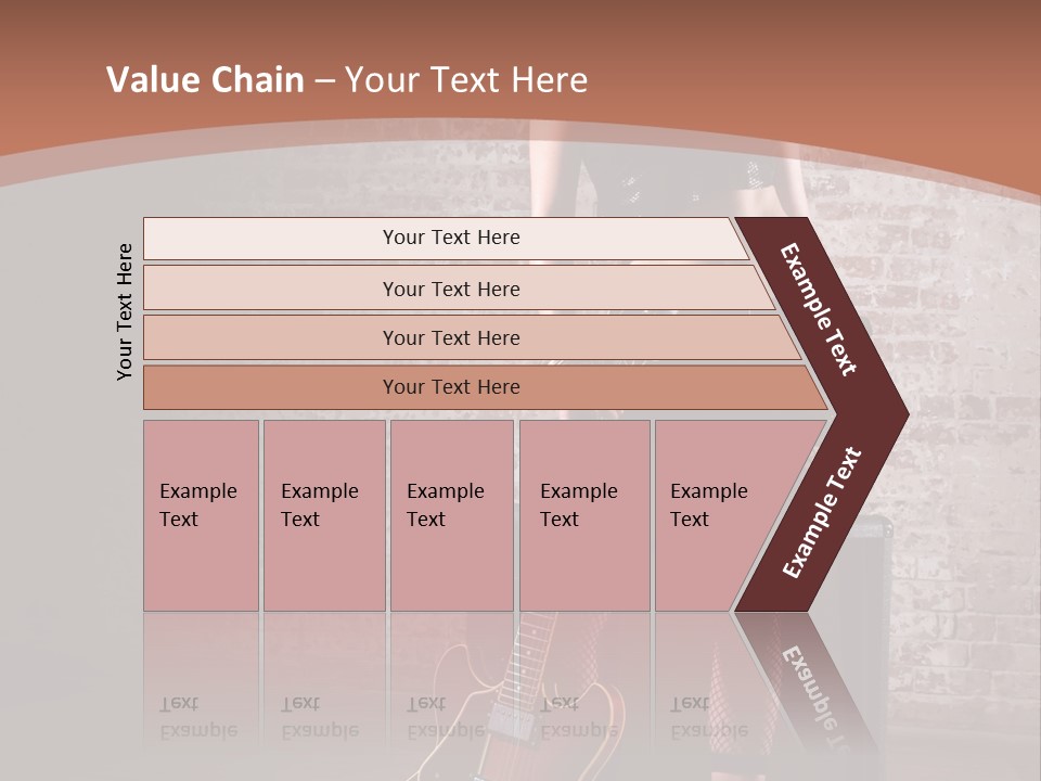 Female Black Lipstick PowerPoint Template