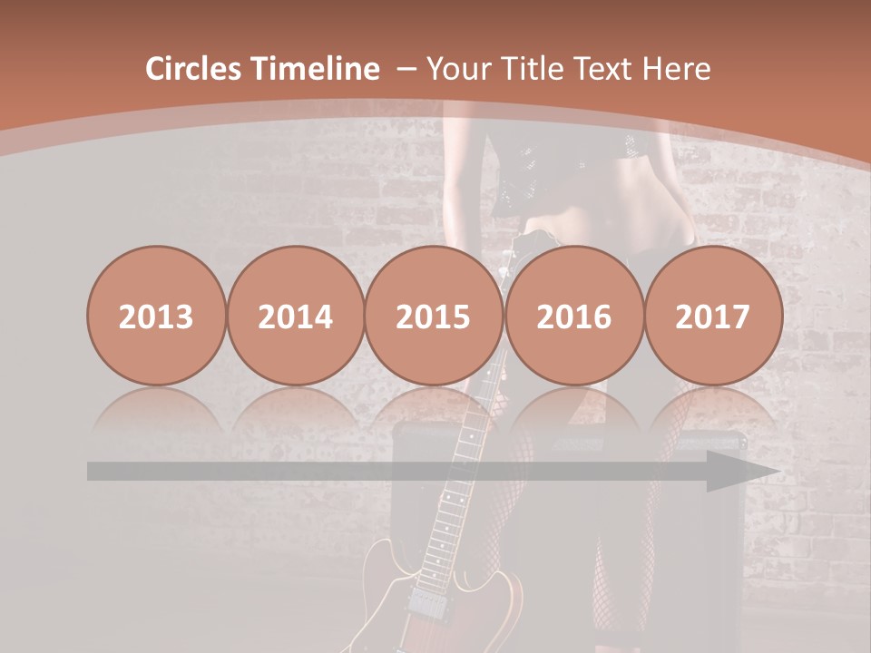 Female Black Lipstick PowerPoint Template