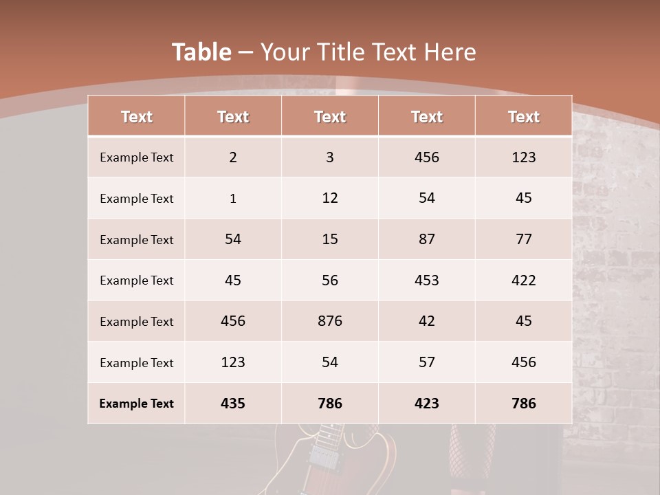 Female Black Lipstick PowerPoint Template