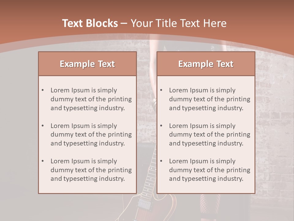 Female Black Lipstick PowerPoint Template