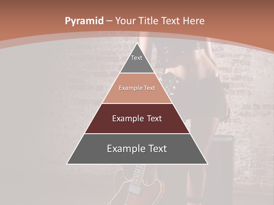 Female Black Lipstick PowerPoint Template