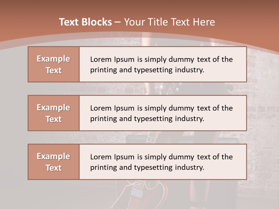 Female Black Lipstick PowerPoint Template