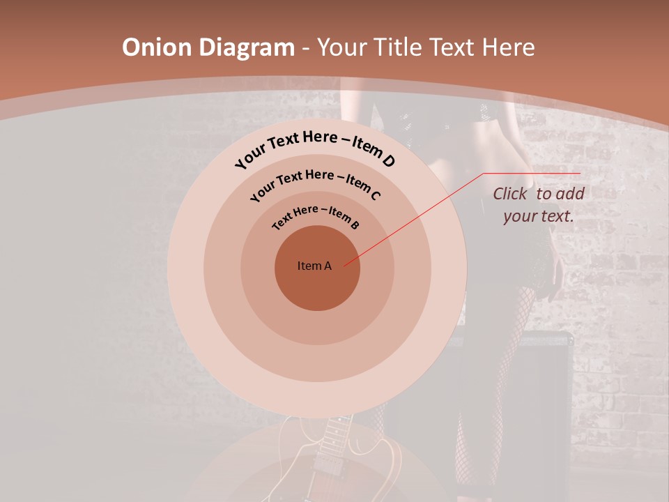 Female Black Lipstick PowerPoint Template