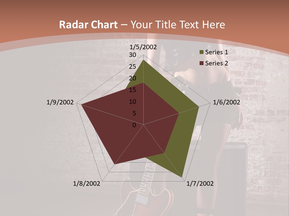 Female Black Lipstick PowerPoint Template