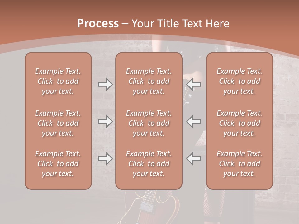 Female Black Lipstick PowerPoint Template