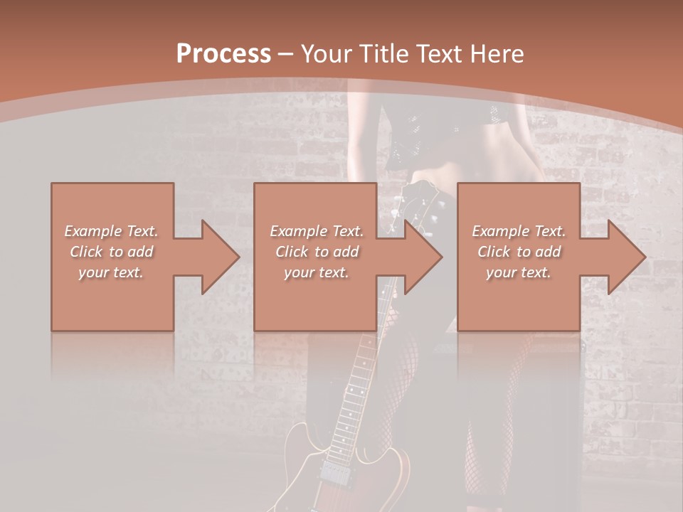 Female Black Lipstick PowerPoint Template