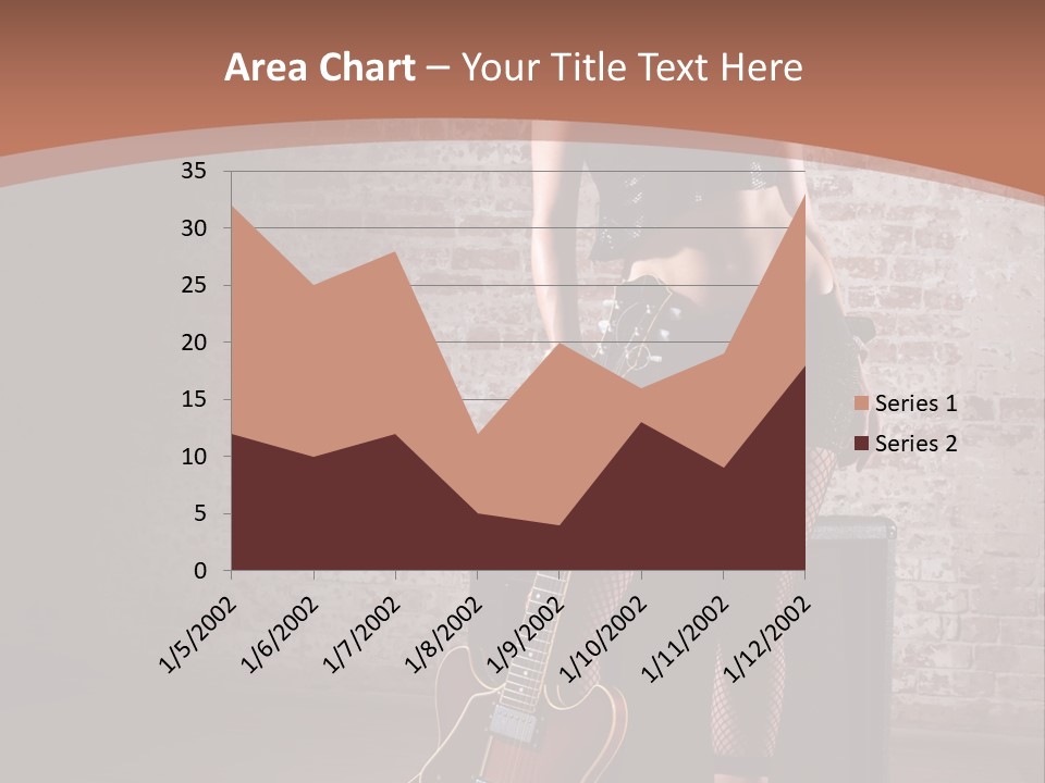 Female Black Lipstick PowerPoint Template