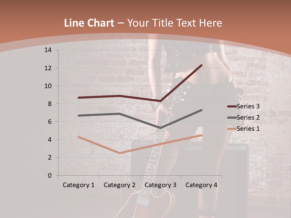 Female Black Lipstick PowerPoint Template