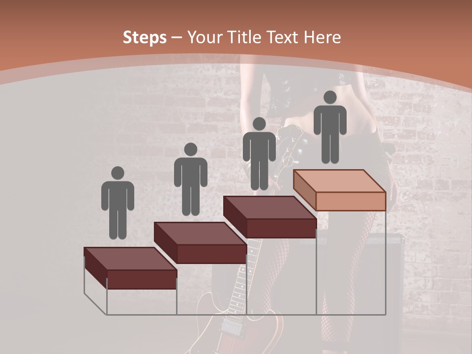 Female Black Lipstick PowerPoint Template