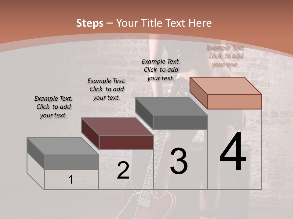 Female Black Lipstick PowerPoint Template