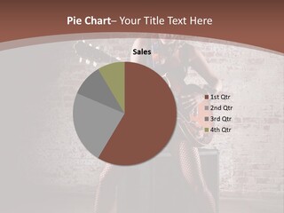 Serious Belly Guitar PowerPoint Template