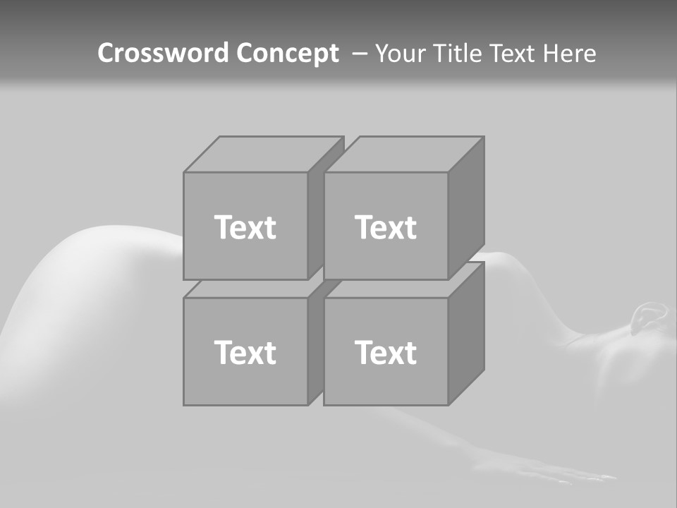 Erotica Trace Breast PowerPoint Template