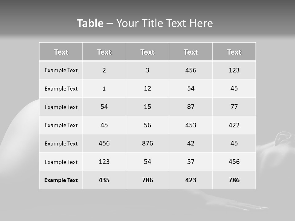 Erotica Trace Breast PowerPoint Template